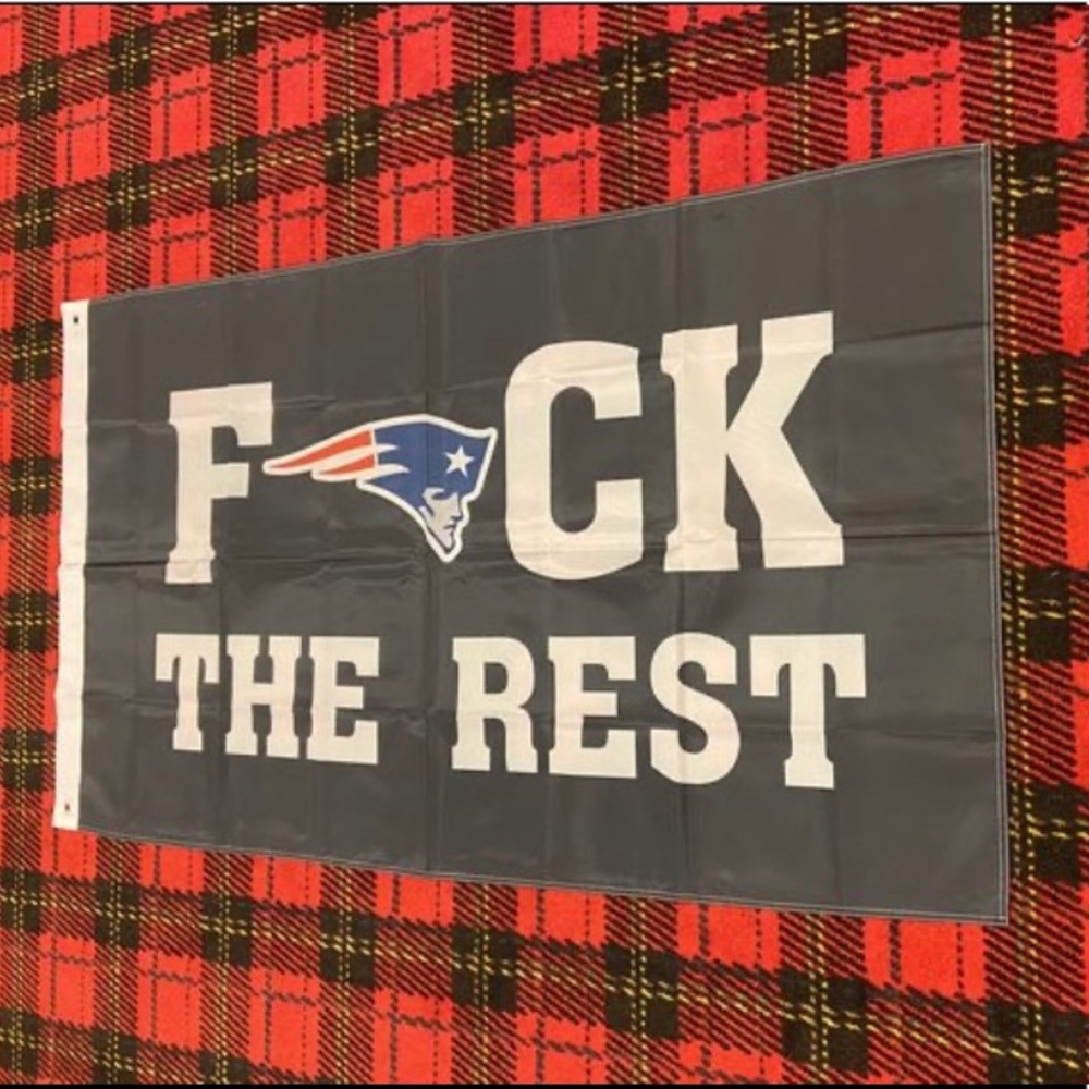 Brand new New England Patriots banner flag